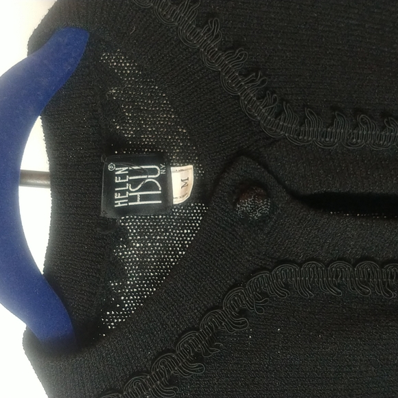 Helen Hsu black knit cardigan - Picture 2 of 7